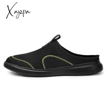 Xajzpa - Fashion Men Slippers Soft Indoor Home Slides Male Non-Slip Summer Outdoor Beach Sandals